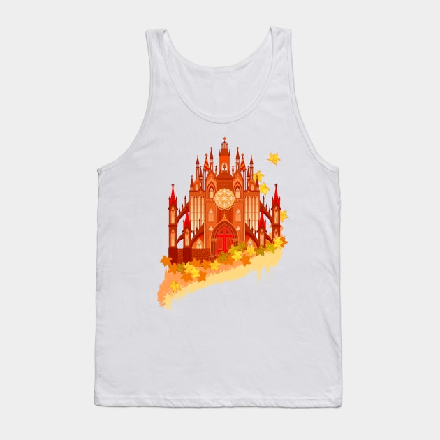 Fantasy gothic medieval kingdom Tank Top by Artist Natalja Cernecka